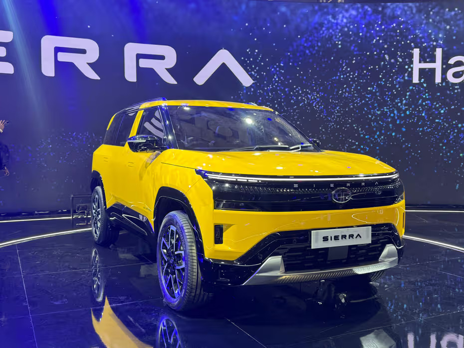 Tata Sierra Production Variant Displayed at the Auto Expo 2025 Featured Image